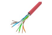 Kabel sieciowy - Lanberg bulk cable - 305 m - red - Czerwony - 305m - LCU6-10CC-0305-R