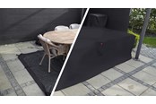 Narzedzia ogrodnicze - Home>it Garden furniture cover L210xB155xH95 cm black - 87134