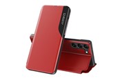 Telefon - Pokrowiec i etui - Hurtel Eco Leather View Case for Samsung Galaxy S23+ with a Flip Stand Red - 9145576269978