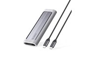 Akcesoria do nosników danych - ORICO AXM2F M.2 SATA SSD USB-C 3.2 Disk Case - Gray - AXM2F-GY-BP
