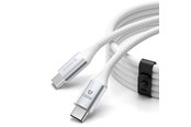 Kabel USB - ORICO CDX 100W 5A Power Delivery USB-C - USB-C 1m Cable - White - CDX-100CC-WH-BP