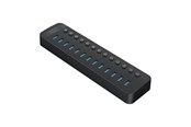 USB hub - ORICO CT2U3-13AB 13x USB-A 3.0 Hub with Switches - Black USB hub - 13 - USB 3.0 - Czarny - CT2U3-13AB-EU-BK-BP