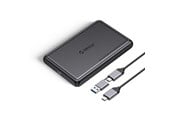 Dysk SSD - ORICO DDL25-C3 2.5" HDD/SSD USB-C 5Gb/s Disk Drive - Black - DDL25-C3-BK-BP