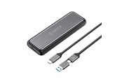Dysk SSD - ORICO DDM2-C3-G2 M.2 NVME USB-A USB-C 3.2 10Gb/s Disk Drive - Gray - DDM2-C3-G2-BK-BP