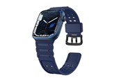 Smartwatch - akcesoria - Hurtel Strap Triple Protection for Apple Watch 38 / 40 / 41 mm Band Bracelet - Navy Blue - 9145576276129