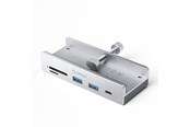 USB hub - ORICO MH5PC Hub Clamp-Mounted USB-C / 2x USB-A 3.2 + 1x USB-C 3.2 + 1x SD&TF - Silver USB hub - 5 - USB 3.2 - Szary - MH5PC-10-SV-BP