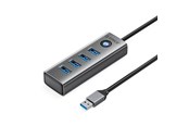 USB hub - ORICO PDD4U-U3 Hub 4x USB-A 3.0 - Gray USB hub - 4 - USB 3.0 - Szary - PDD4U-U3-015-GY-EP