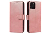 Telefon - Pokrowiec i etui - Hurtel Magnet Case Elegant Case Cover with a Flap and Stand Function for Samsung Galaxy A73 Pink - 5907769340345