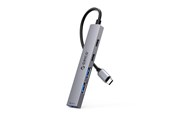 Stacja dokujaca - ORICO YSB4-U2 USB-A/USB-C Hub Docking Station 2x USB-A 2.0 + 1x USB-A 3.0 + 1x USB-C 2.0 + 1x USB-C - Gray - YSB4-U2-GY-BP
