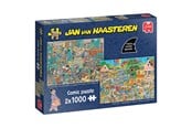Puzzle - Jumbo Jan van Haasteren Jigsaw Puzzle - Music Store and Holiday Itching 2x1000 pcs. Podłoga - 1110100644