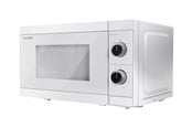 Kuchenka mikrofalowa, mini piekarnik - Sharp YC-MS01E-C - microwave oven - freestanding - crystal white - YC-MS01E-C