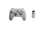 Akcesoria dla graczy - 8BitDo 64 Wireless 2.4G - Classic Grey - Wireless Controller - Nintendo 64 - RET00852