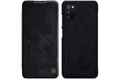 Telefon - Pokrowiec i etui - Nillkin Qin Leather Holster Case for Samsung Galaxy A03s Black - 6902048222212