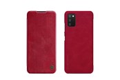 Telefon - Pokrowiec i etui - Nillkin Qin Leather Holster Case for Samsung Galaxy A03s Red - 6902048222229