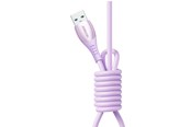 Kabel USB - Joyroom S-A59 Vibrant Series 3A USB-A - USB-C Cable 1.2m - Purple - S-A59 A-C 3A 1.2m purple