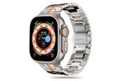 Smartwatch - akcesoria - Tech-Protect Line Bracelet for Apple Watch 4 / 5 / 6 / 7 / 8 / 9 / SE / Ultra 1 / 2 (42 / 44 / 45 / 49 mm) - Titanium Orange - 5906203697311