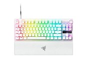 Klawiatura - Razer Huntsman V3 Pro TKL 8Khz - Analog Optical Gen-2 - Klawiatura gamingowa - bez bloku numerycznego - Angielski (US) - Biały - RZ03-05521000-R3M1