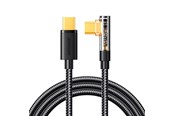 Kabel USB - Joyroom Gaming Cable S-CC100A6 USB-C (angled) / USB-C (straight) 100W 1.2m - black - S-CC100A6