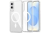 Telefon - Pokrowiec i etui - Tech-Protect FlexAir Hybrid MagSafe Case for Samsung Galaxy S25 Edge - Transparent - 5906302363643