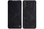Telefon - Pokrowiec i etui - Nillkin Qin Leather Holster Case for Samsung Galaxy A73 Black - 6902048237667
