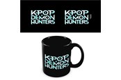 Drobiazgi - Pyramid - Mug K-Pop Demon Hunters (K-Pop Logo) Black Pod - Kubek - MGB2510456