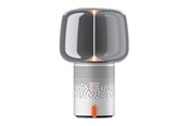 Głośniki przenośne i na imprezy - Kooduu Serena Play Portable speaker lamp powered by JBL - Frosted Silver - KO15-0121LS033-03