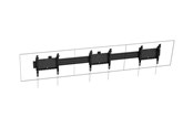 Uchwyty ścienne, uchwyty AV i meble AV - Vision mounting kit - for 3 flat panels - landscape - powder coated matte black - Max 120 kg - recommended for 43" - VFM-MNU/L3X43