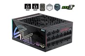 Zasilacz do komputera - MSI MPG Ai1300TS PCIE5 Zasilacz do komputera - 1300 Watt - 135 mm - ATX 3.1 - 80 Plus 80+ Titanium - 306-7ZPUB11-CE0