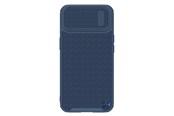 Telefon - Pokrowiec i etui - Nillkin Textured S Case iPhone 14 Armored Case with Camera Cover Blue - 6902048249547