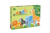 Puzzle - Jumbo Goula Puzzle XXL Jungle from Small to Large - 16 pcs. Podłoga - 53426