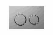 Systemy instalacyjne - Geberit OMEGA20 flushplate, matt chrome/glossy - 115.085.JQ.1
