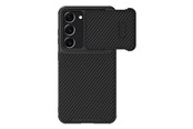 Telefon - Pokrowiec i etui - Nillkin Synthetic Fiber S Case Samsung Galaxy S23 Cover Camera Cover Black - 6902048258242