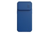Telefon - Pokrowiec i etui - Nillkin CamShield S Case iPhone 14 Pro Max Armored Case Camera Cover Blue - 6902048258969