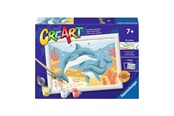 Kreatywne gry - Ravensburger CreArt Paint by Numbers - Jumping Dolphin - 120232520