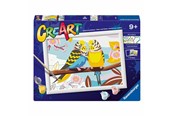 Kreatywne gry - Ravensburger CreArt Paint by Numbers - Parrots - 23975 7