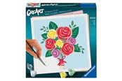 Kreatywne gry - Ravensburger CreArt Paint by Number - Rose Bouquet - 25520 7