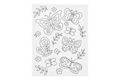 Kreatywne gry - Creativ Company Painting canvas with print butterflies - 24x30cm - 257234