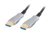 Kabel wyświetlacza - Lanberg HDMI cable with Ethernet - 10 m - CA-HDMI-20FB-0100-BK