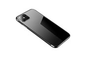 Telefon - Pokrowiec i etui - Hurtel Clear Color Case TPU Gel Cover with a Metallic Frame for Samsung Galaxy A13 5G Black - 5907769348174