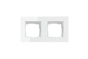 Inteligentny dom - Avatto 2 Socket TS20 Light Switch Frame - White - TS20-Frame-W2