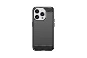 Telefon - Pokrowiec i etui - Hurtel Flexible Carbon Pattern Case for iPhone 15 Pro Carbon Case - Black - 5907769356483