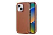Telefon - Pokrowiec i etui - Dux Ducis Naples iPhone 14 Plus Magnetic Leather MagSafe Case Brown - 6934913034675