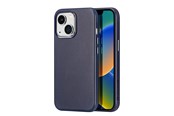 Telefon - Pokrowiec i etui - Dux Ducis Naples iPhone 14 Plus Magnetic Leather MagSafe Case Blue - 6934913034668