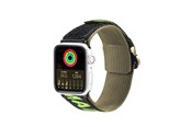 Smartwatch - akcesoria - Dux Ducis Strap (Outdoor Version) Apple Watch Ultra Strap SE 9 8 7 6 5 4 3 2 1 (49 45 44 42 mm) Nylon Band Bracelet Black/Green - 6934913035368