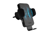 Telefon - Adapter i Ladowarka - SBS TESUPWIR15WAUT smartphone holder with wireless charger for air vent - black - TESUPWIR15WAUT