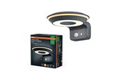 Lampy - Osram ENDURA Style Solar Glow Wall Sensor 420lm 3.6W/830 80mm dark grey - 4099854455674
