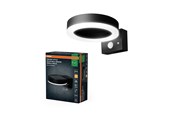 Lampy - Osram ENDURA Style Solar Single Circle Wall 600lm 6W/830 70mm black - 4099854455568