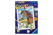 Kreatywne gry - Ravensburger CreArt Paint by Numbers - Horse and Kitty - 12023056 4