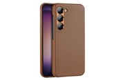 Telefon - Pokrowiec i etui - Dux Ducis Grit Samsung Galaxy S23+ Elegant Faux Leather Cover Brown - 6934913030370