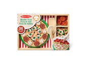 Zabawki drewniane - Melissa & Doug Food Play Wooden Pizza - 6074863